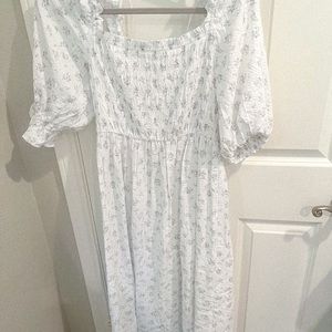 H&M smocked maxi dress brand new with tags. Never worn